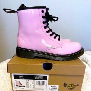 Girls pale pink Dr. Martens AirWair size 3